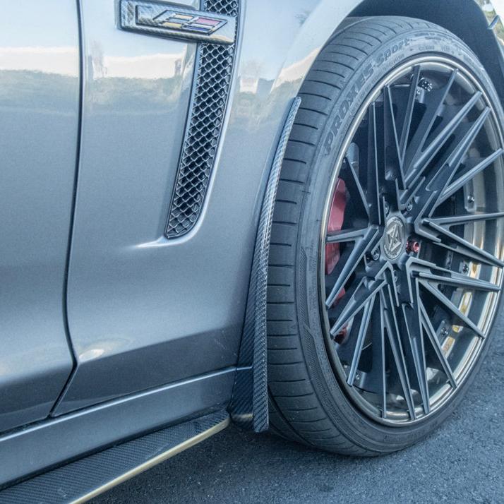 2016-2019 CADILLAC CTS-V V3 MUD FLAPS SPLASH GUARDS PAIR